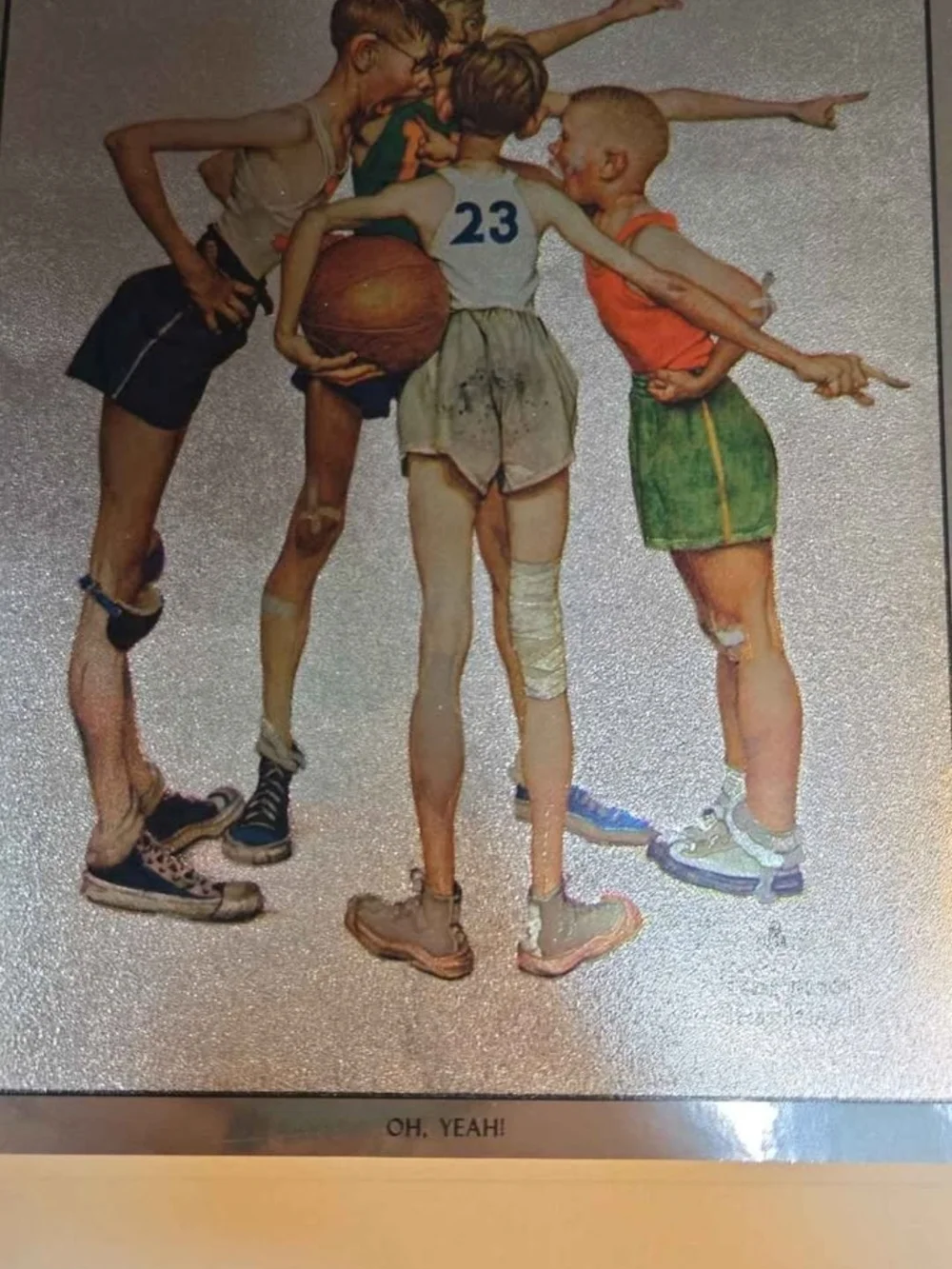 Norman Rockwell prints silver